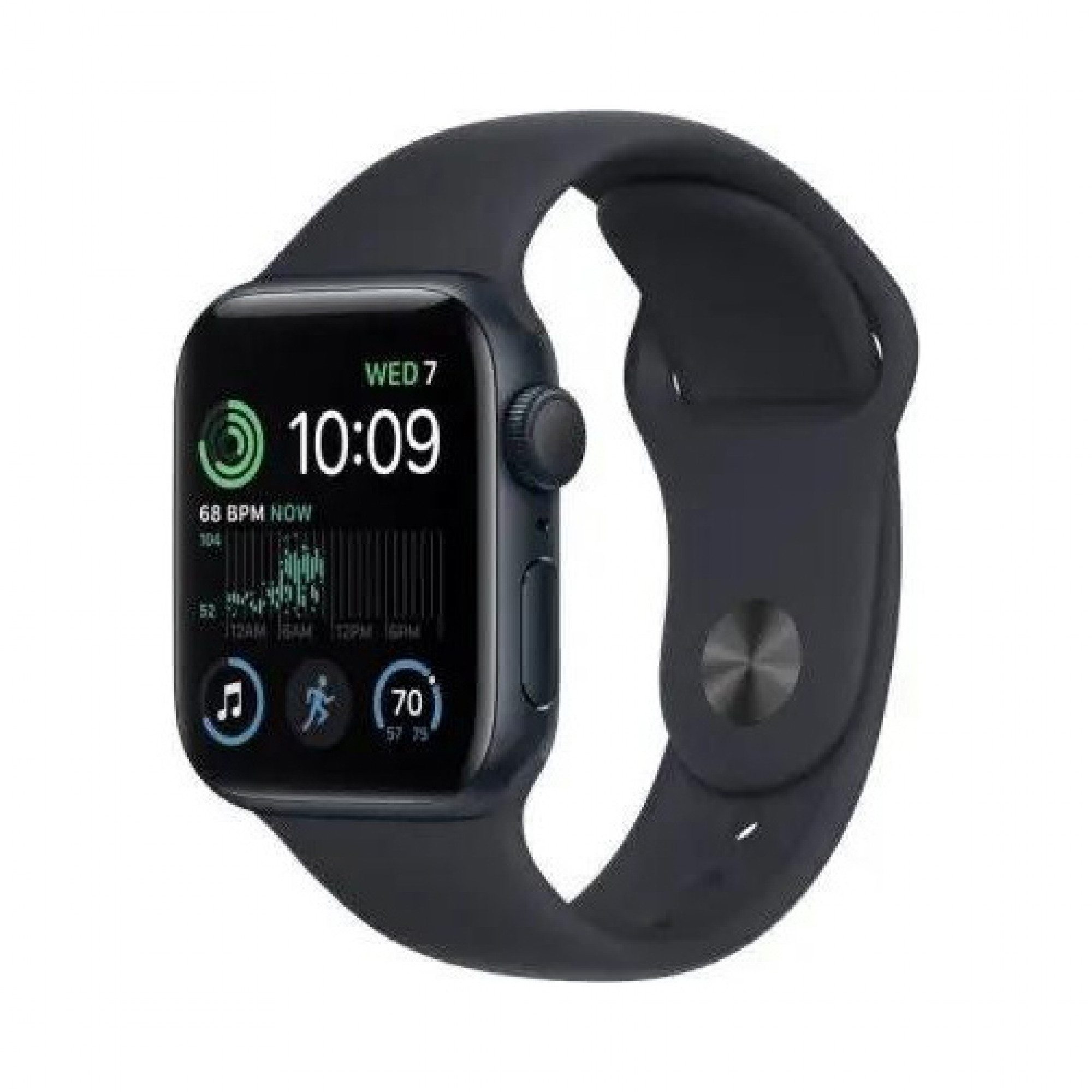 Apple Watch SE 2 GPS 44mm Midnight Aluminum Case with Midnight Sport Band M/L (MNTG3) б/в